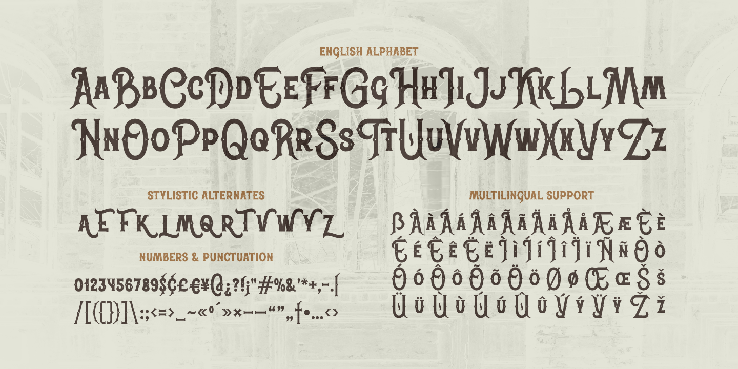 Classic Heritage Regular Font preview